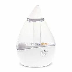 Cheapest 🔥 Humidifiers Crane Droplet Ultrasonic Cool Mist Humidifier, 0.5 Gal., Clear/White (EE-5302CW) 🥰