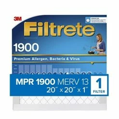 Coupon 🔥 Air Purifier Filters Filtrete High Performance Air Filter, 1900 MPR, 20" X 20" X 1" (UA02-4) 🌟
