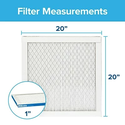 Coupon 🔥 Air Purifier Filters Filtrete High Performance Air Filter, 1900 MPR, 20" X 20" X 1" (UA02-4) 🌟 - Image 2