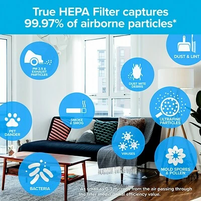 Top 10 😍 Air Purifier Filters Filtrete Premium Allergen, Bacteria & Virus True HEPA Room Air Purifier Filter (FAPF-F1N-4) 🔔 - Image 3