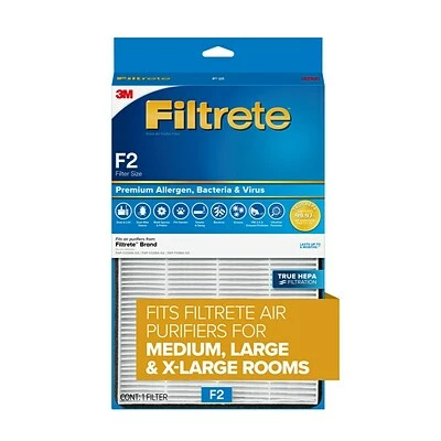 Cheap 💯 Air Purifier Filters Filtrete Premium Allergen, Bacteria & Virus True HEPA Room Air Purifier Filter (FAPF-F2N-4) 😀