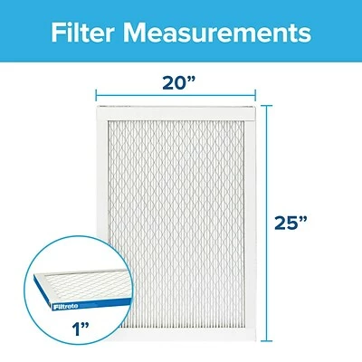 Top 10 👏 Air Purifier Filters Filtrete High Performance Air Filter, 1900 MPR, 20" X 25" X 1" (UA03-4) ✔️ - Image 2