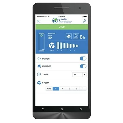Promo ✨ Air Purifiers GermGuardian 22" Smart Elite 4-in-1 Air Purifier With True HEPA Filter, WiFi, Black (CDAP4500BCA) 💯 - Image 7