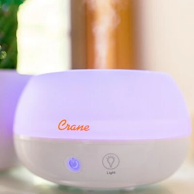 Wholesale 😉 Humidifiers Crane 2-in-1 Personal Ultrasonic Cool Mist Humidifier & Essential Oil Diffuser, 0.2 Gal., White (EE-5951AD) 👏 - Image 2