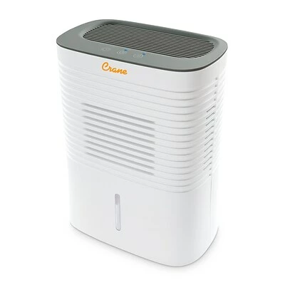 Flash Sale 🎉 Crane 1.27-Pint Portable Dehumidifier, 2-Speed, Covers Up To 300 Sq. Ft., White (EE-1000) ❤️