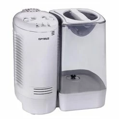 Cheapest 🔔 Optimus Humidifier Optimus U-32010 3 Gal Warm Mist Humidifier With Wicking Vapor System; White 🌟