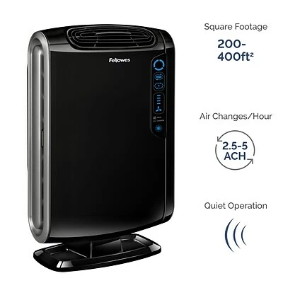 Brand new 🔔 Fellowes® Air Purifiers Fellowes AeraMax True HEPA Console 190 Medium Room Air Purifier, Black (9286101) 💯 - Image 4