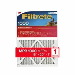 Flash Sale ✨ Air Purifier Filters Filtrete Allergen Defense Air Filter, 1000 MPR, 16" X 20" X 1" (9800-4) ❤️