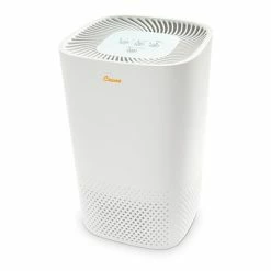 Outlet 🌟 Air Purifiers Crane Germicidal UV Light & True HEPA Air Purifier For 250 Sq. Ft. Coverage, White (EE-5067) 🔥