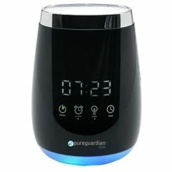 Best Pirce 🎉 Humidifiers PureGuardian® SPA260 Deluxe Aromatherapy Essential Oil Diffuser With Touch Controls & Alarm Clock 👍